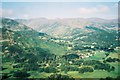 NY3915 : Patterdale and the Helvellyn range beyond by Peter S