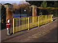 Railings outside Foundry Lane Primary School