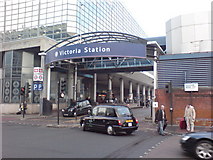TQ2878 : Rear Entrance, Victoria Station by Danny P Robinson