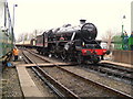 Black 5 at Alresford Station.