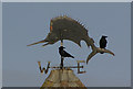 Marlin weather vane