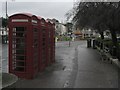 Bournemouth: four red phone boxes