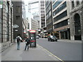 Looking westwards down Fenchurch Street