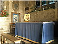 Side altar at the parish church