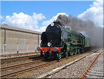 ST8026 : Maunsell Locomotive No.30850 'Lord Nelson'. by Clive Warneford