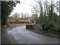 Railway bridge in Church Lane