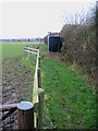 Footpath alongside a paddock