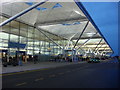 Stansted Airport, drop off point in front of terminal building