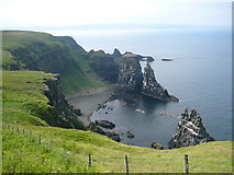 D0951 : Cliff scenery south of West Lighthouse, Rathlin Island by Colin Park