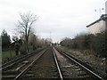 Railway looking westwards towards Southbourne Station