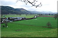 The road westward up the Tanat valley