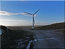 NX2266 : Wind turbine on Artfield Fell by David Baird