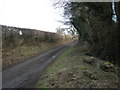 Lane from Longden Manor to Longden.