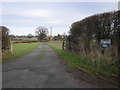 Driveway to Stone House Farm