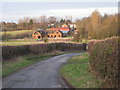 Down the lane to Cottage Farm.