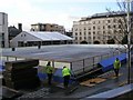 Ice Rink under construction - Millennium Square