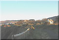 Cliff top houses on the western outskirts of Nefyn