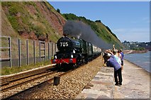 SX9473 : 6024 King Edward 1 heads the Torbay Express by john salter