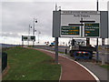 Approaching Middlehaven Interchange