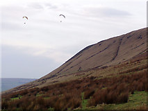 SD8117 : Paragliders above Fecit End Delf by Mike Lee