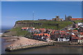 Whitby Harbour Entrance and Town