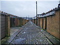 Back street near Higher Antley Street, Accrington