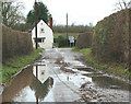 Approaching the road junction at Little Marcle