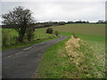 View along road to West Langdon