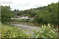 River, pub & bridge at Jackfield