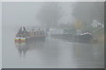 TL4097 : Fog on the River Nene (old course) by dennis smith