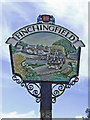 TL6832 : Village Sign at Finchingfield, Essex by Christine Matthews