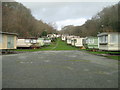 Caravan park near Plas Newydd