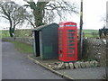 Telephone Box & bus stop