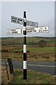 NY5176 : Sign Post by Peter McDermott