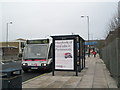 SU6505 : Bus stops at Cosham by Basher Eyre