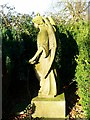 An angel in Kingston Lisle cemetery