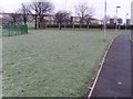 Frost on the ground near Great Western Road