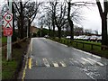 Narrow road near Gartnavel Hospitals