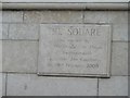 SZ0891 : Bournemouth: The Square plaque by Chris Downer