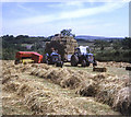 Hay baling near Pitt Farm