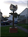 TL4860 : Fen Ditton village sign, eastern side by Keith Edkins