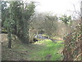 Green lane bridge over Afon Rhyd-hir