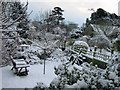 Gardens in the snow