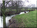 SO5184 : River Corve at Lawton, Shropshire by Roger  Kidd