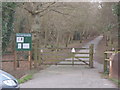 Entrance to Collington Woods, Bexhill-on-Sea