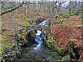 Old stone bridge over the Allt Shuas in Fin Glen