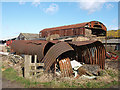 Corrugated storage shed