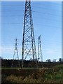 Pylons in field by Cochno Road