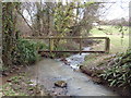 Footbridge over Lambrook Brook