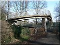 Footbridge across the A5